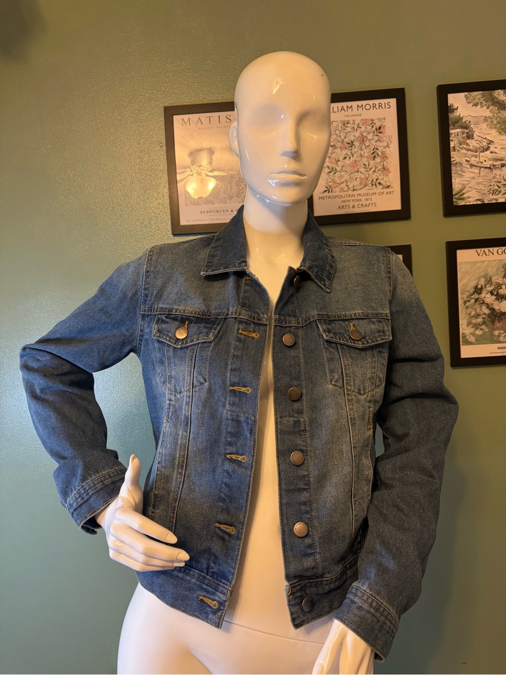 Ashley Vintage Charm NWT Denim Jacket Size M